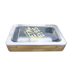 Caja <span class=keywords><strong>de</strong></span> hojalata rectangular ecológica personalizada para <span class=keywords><strong>sombras</strong></span> <span class=keywords><strong>de</strong></span> ojos, embalaje cosmético vacío, <span class=keywords><strong>paleta</strong></span> <span class=keywords><strong>de</strong></span> caja <span class=keywords><strong>de</strong></span> hojalata con imán, reciclada - Product Image 3