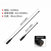 Antenne fouet flexible multifréquence 433Mhz 915Mhz 2.4Ghz 470Mhz à gain élevé SMA pour module radio sans fil LoRa WiFi Bluetooth