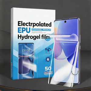 Película Protectora de Pantalla de Hidrogel EPU Electrochapada Antihuellas y Autorreparable para Máquina de Corte, Antipolvo, Tacto Suave - Product Image 1