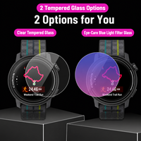 Film de protection d'écran en verre trempé transparent anti-rayures 9H sans bulles compatible avec la montre connectée Coros PACE 3 (vente en gros)