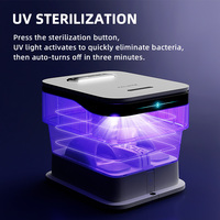 Tubes de masseur de spa pour pieds de filles pliables électriques portables de conception de luxe avec produit en vrac de compression d'air UV de chaleur