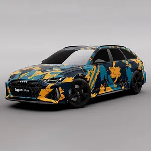 3M marca 1,52 M * 18m burbuja de aire libre auto coche vinilo envuelve diseño personalizado brillante mate impreso gráficos idea vehículo vinilo envoltura