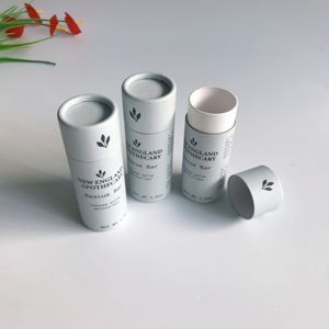 Custom Eco Friendly Handmade Biodegradable <b>Recyclable</b> Paperboard <b>Container</b> Deodorant Lip Balm Skincare Type Push Paper Tube - Product Image 2
