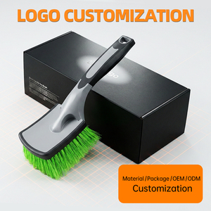 <span class=keywords><strong>Brosse</strong></span> à roues professionnelle en poils PP <span class=keywords><strong>pour</strong></span> le detailing automobile et le nettoyage des jantes, design efficace et ergonomique - Product Image 5