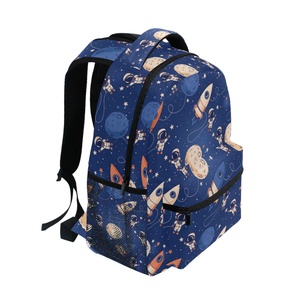Custom Large Capacity Simple Design Football Print School Bag Student Leisure Sports Travel Backpack - Product Image 2