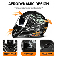 Casque intégral populaire avec coque ABS homologuée, double visière, protection pour moto, scooter, usage quotidien, toutes saisons