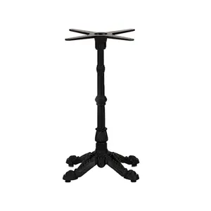 Nordique Europe Style Malaisie <span class=keywords><strong>Noir</strong></span> Blanc Marbre Rustique Long Angle <span class=keywords><strong>Droit</strong></span> Fonte Métal Forgé Pieds De Table - Product Image 4