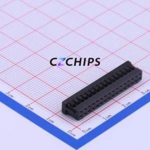 A2211H-2X16P Housing (Wire-to-Board / Wire-to-Wire) P=2mm Connector ( Jack Structure: 2x16P )( Pitch: 2mm )( Row Spacing: 2mm ) - Product Image 2