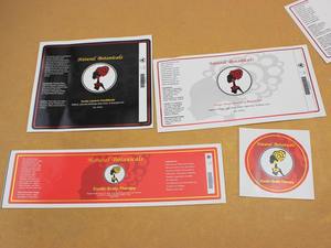 1000 schöne moderne personal isierte Klebe siegel Aufkleber Etikett für Kuchen Box - Product Image 4