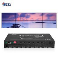 Extenseur d'affichage multi-écrans 2x3 à vision large Contrôleur mural TV 9 écrans n'importe quelle disposition Extenseur multi-écrans HDMI