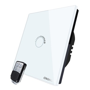 Interruptor de Pared Digital Inalámbrico RF con Atenuador, Estándar Europeo 0-10v, Táctil, Impermeable, 10A, para Automatización del Hogar Inteligente - Product Image 1