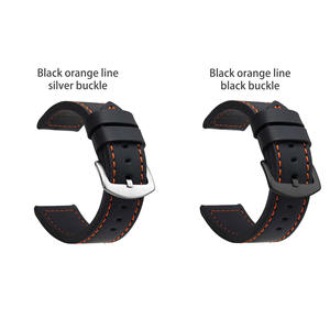 Cinturino impermeabile morbido in vera pelle di alta qualità per Samsung <span class=keywords><strong>Huawei</strong></span> <span class=keywords><strong>GT2</strong></span> <span class=keywords><strong>PRO</strong></span> 20mm 22MM - Product Image 4