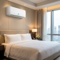 Climatiseur mural split Yeatop à prix d'usine, 12000 BTU, unité DC à onduleur pour refroidissement et chauffage, idéal pour la maison, l'hôtel et le bureau
