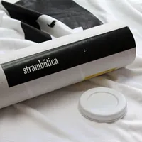 Emballage en carton rond écologique personnalisé avec couvercle pour sous-vêtements, chaussettes, t-shirts, écharpes, tube en papier pour vêtements