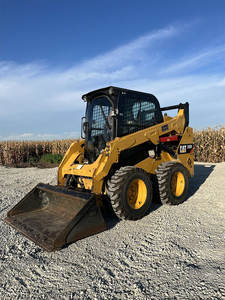 Haute qualité utilisé CAT Skid Steer Loader 2018 modèle 3 tonnes moteur et boîte de vitesses faibles heures de travail en Stock - Product Image 2