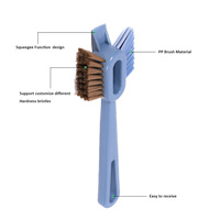 Billy Kitchen double brosse d'angle brosse en plastique de nettoyage domestique avec poils de dureté différente à double face en matériau PP