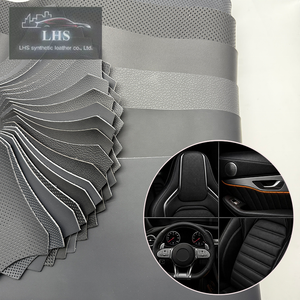 Material de Asiento Transpirable y Ventilado de Cuero de Microfibra, Antideslizante y Resistente a los Arañazos, para Fundas de Asientos de Coche, Paneles de Puerta y Tapicería - Product Image 4