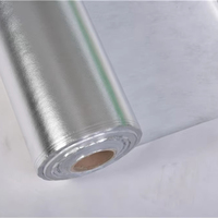 Membrane respirante pour habillage de maison - Membrane non tissée laminée en VMPET ou en feuille d'aluminium (80gsm~200gsm) (Fabriqué en Indonésie + 0% 301 T)