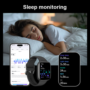 2025 meilleure montre intelligente plein écran tactile Sport Fitness réponse appel AI montre vocale surveillance <span class=keywords><strong>de</strong></span> la santé montre intelligente 3 étanche - Product Image 3