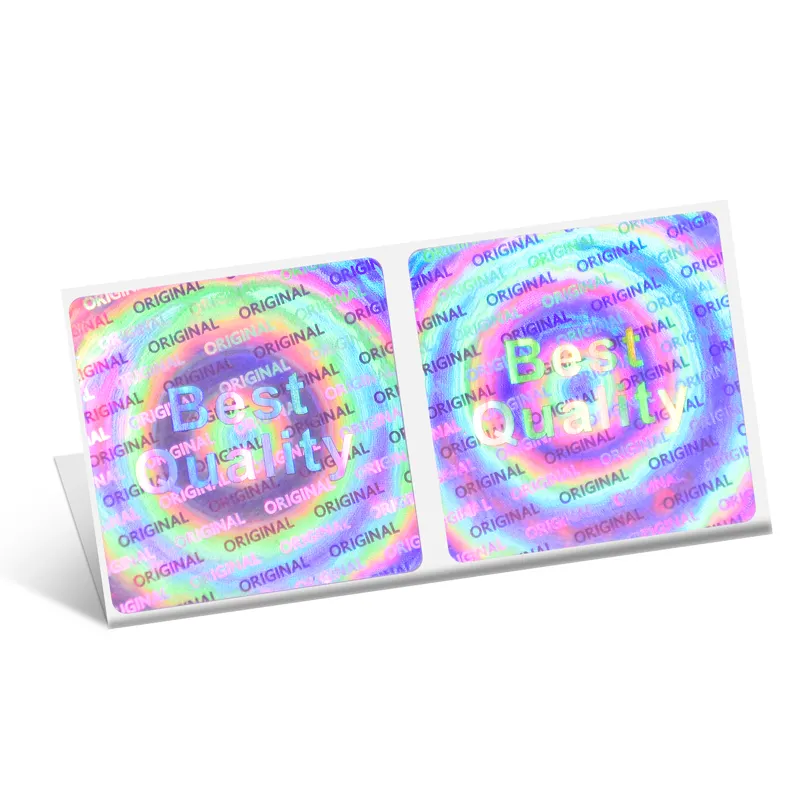 Custom Laser VOID Security Holographic Label 3D Hologram Packing Sealing Tamper Evident Security Seal Hologram Label Sticker