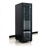Kabinet Server Jaringan Standar 19 Inci Pintu Kaca 42U Tebal 2 Meter Stok Kustom