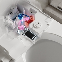 Nouveau design de toilette intelligente économie d'eau WC ensemble de toilette salle de bain automatique autonettoyant intelligent cuvette de toilettes en céramique avec bidet