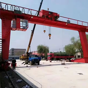 Pont roulant à poutre simple personnalisé avec portée et hauteur de levage, palan électrique - Product Image 1