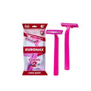 Maquinilla de afeitar doble de alta calidad con mango de plástico, producto de seguridad al por mayor - Product Image 1