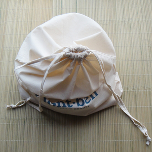 Sac à poussière en toile de coton réutilisable de bonne qualité avec logo personnalisé imprimé, à double cordon, pour sacs à main et pochettes - Product Image 3