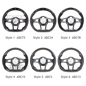 Ajustement pour <span class=keywords><strong>Audi</strong></span> R8 tt mk2 mk3 RS TTS ttrs rs3 <span class=keywords><strong>rs6</strong></span> RS4 RS5 RS7 A3 A4 A5 A6 A7 A8 B9 Q3 Q5 Q7 C8 fibre de carbone LED volant de voiture - Product Image 4
