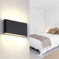 Vente flash : Lampes murales LED 6W 12W 20W en aluminium, luminaires extérieurs/intérieurs, magnifiques lampes