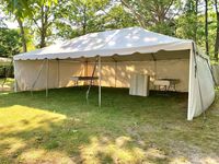 Tente à armature classique 20 pieds x 30 pieds, couverture en PVC de qualité commerciale, armature en aluminium pour location d'événements en plein air
