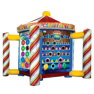 Jogo de carnaval inflável 5 em 1 para crianças e adultos, jogo de carnaval inflável para áreas externas, venda quente de jogos para crianças e adultos