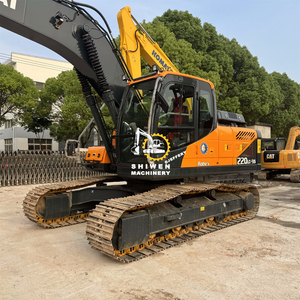 รถขุดฮุนได R220-9 มือสอง 22 ตัน ของแท้จากเกาหลี ระบบไฮดรอลิก รถตีนตะขาบ ขาย HYUNDAI R220 R225 R215 เครื่องยนต์คัมมินส์ - Product Image 4