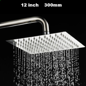 Cabezal de ducha de <span class=keywords><strong>lluvia</strong></span> cromado cuadrado Rectangular súper grande de acero inoxidable de 4, 6, 8, 10, 12 y 16 pulgadas para bañera de baño - Product Image 5