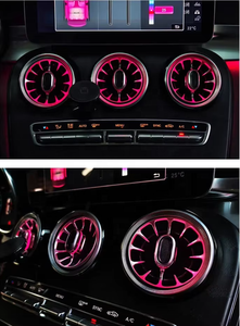 Kit d'éclairage d'ambiance pour voiture SJC pour Benz Classe C W205 <span class=keywords><strong>GLC</strong></span> X253, éclairage intérieur LED amélioré, 12V, 64 couleurs, systèmes d'éclairage automatique LHD/RHD - Product Image 5