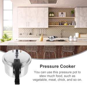 Olla a Presión Pequeña de Acero Inoxidable <span class=keywords><strong>con</strong></span> Fondo Magnético, Tamaños de 3L, 4L, 5L, 7L, 9L, 11L, 13L y 17L para Cocina de Gas e Inducción - Product Image 6