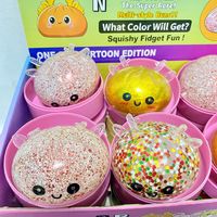 Nouveau Jouet Sensoriel Anti-Stress Squishy 2026 – Boule de Maltose Scintillante à Presser en TPR – Idée Cadeau de Noël pour Enfants de 14 Ans et Plus