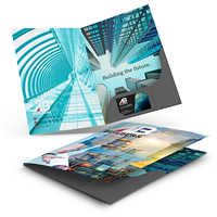 Carpeta de Archivo Reciclable Ecológica de PE con 2 Bolsillos, Impresión CMYK Personalizada, Carpetas de Papel con Logotipo para Empresa, Hospital, Escuela