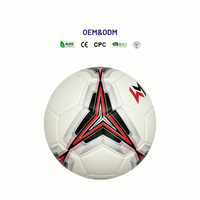 WELLMAN Ballon de football thermocollé taille 5 pour adulte, avec sangle et gonfleur, léger, écologique, haut de gamme, pour matchs et ligues, utilisation extérieure