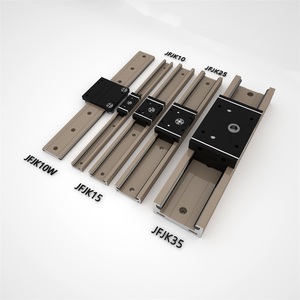 सस्ती कुल लंबाई 100-800 मिमी रोलर दोहरी अक्ष एल्यूमीनियम गाइड jfjk15 मूक मोबाइल स्लाइड - Product Image 4