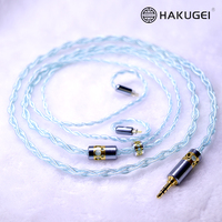 Litz câble de casque hifi en cuivre plaqué argent OCC