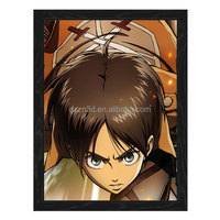Anime 3D Flip Lenticular Poster özel boyut ofset promosyonlar için kaplamalı kağıt üzerine basılmış