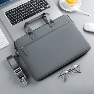Sac pour ordinateur portable léger et imperméable en Oxford, sacoche d'affaires, sac de voyage grande capacité, bandoulière, logo personnalisé, unisexe - Product Image 4
