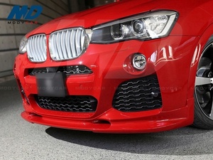 Labio delantero de fibra de carbono estilo B de diseño 3D para BMW F26 <span class=keywords><strong>X4</strong></span> 2014-2018 (solo para parachoques <span class=keywords><strong>m</strong></span>-tech) - Product Image 2