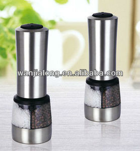 <span class=keywords><strong>Moulin</strong></span> à sel et à <span class=keywords><strong>poivre</strong></span> électrique en acier inoxydable, broyage séparé, automatique et réglable - Product Image 5