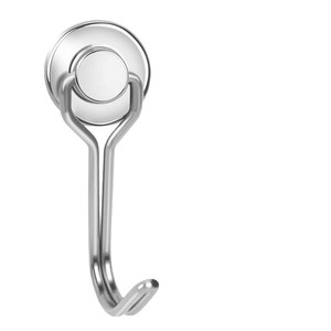 Crochet magnétique rotatif puissant sans perçage, crochet simple, capacité de charge de 0,1 kg, aimant pour cuisine, réfrigérateur, mur, bureau, crochet de rangement suspendu - Product Image 3