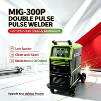 Machine à souder MIG à double impulsion SANYU Industry 300P pour l'acier inoxydable et l'aluminium, soudeuses à arc protégé par un gaz CE
