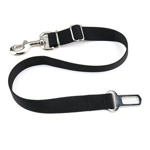 Pilihan warna kustom tali kursi anjing peliharaan keselamatan mobil Universal gesper paduan seng anyaman nilon cerah - Product Image 6