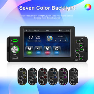 Podofo Duy Nhất DIN Xe MP5 Máy Nghe Nhạc Xe Stereo <span class=keywords><strong>5</strong></span> Inch Màn Hình Cảm Ứng <span class=keywords><strong>1</strong></span> DIN Đài Phát Thanh Xe Carplay <span class=keywords><strong>Android</strong></span> Tự Động EQ Bt FM USB Type-C - Product Image 3